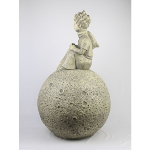 Der kleine Prinz und Fuchs aus Kunststein